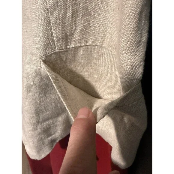 Lanhtropy 100% Linen Vest XS- NWT - Picture 10 of 10